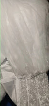Load image into Gallery viewer, Glitter Lace 3D Flowers off Shoulder Wedding Dress