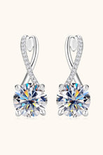 Cargar imagen en el visor de la galería, 4 Carat Moissanite 925 Sterling Silver Earrings
