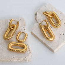 Cargar imagen en el visor de la galería, Titanium steel Dangle Earrings