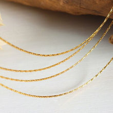 Load image into Gallery viewer, 18K Gold-Plated Multi-Layer Clavicle Chain Necklace