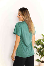 Cargar imagen en el visor de la galería, Ruched V-Neck Short Sleeve T-Shirt