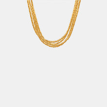 Load image into Gallery viewer, 18K Gold-Plated Multi-Layer Clavicle Chain Necklace
