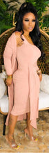 Cargar imagen en el visor de la galería, Sleeveless Bodycon Dress & Cardigan Set