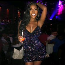 Load image into Gallery viewer, Sexy Sequins Sling Dress