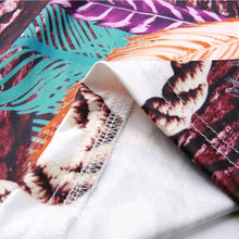 Load image into Gallery viewer, Stylish V-Neck Peacock Dress