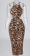 Load image into Gallery viewer, Desirable Leopard Cut-Out Dress
