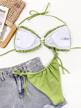 Load image into Gallery viewer, Frill Trill Halter Neck Bikini Set