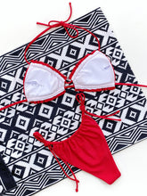 Load image into Gallery viewer, Frill Trill Halter Neck Bikini Set
