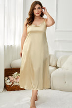 Cargar imagen en el visor de la galería, Plus Size Tie-Shoulder Midi Night Dress