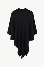 Cargar imagen en el visor de la galería, Surplice Neck Pom-Pom Trim Poncho