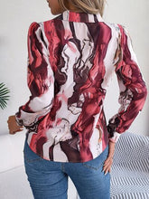 Cargar imagen en el visor de la galería, Printed Button Up Long Sleeve Shirt