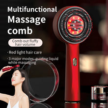 Load image into Gallery viewer, Promotes Healthy Scalp &amp; Hair Growth , Electric Massage &amp; Infrared Light Comb, Built-in Oil Applicator
