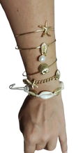 Load image into Gallery viewer, Bohemian Mixed Golden Summer Beach Bracelets Sets
