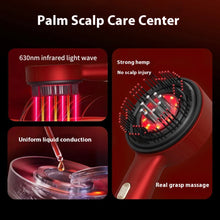 Load image into Gallery viewer, Promotes Healthy Scalp &amp; Hair Growth , Electric Massage &amp; Infrared Light Comb, Built-in Oil Applicator
