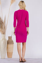 Load image into Gallery viewer, Celeste Full Size Round Neck Long Sleeve Slim Dress
