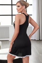 Load image into Gallery viewer, Laxed Lace Trim Night Dress
