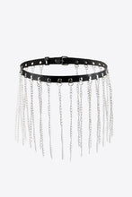 Load image into Gallery viewer, Tassel Chain PU Leather Belt
