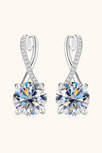 Load image into Gallery viewer, 4 Carat Moissanite 925 Sterling Silver Earrings
