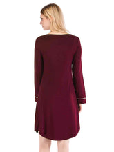 Load image into Gallery viewer, Round Neck Night Dress with Pocket
