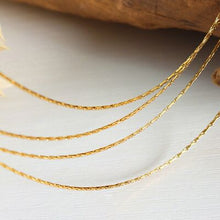 Load image into Gallery viewer, 18K Gold-Plated Multi-Layer Clavicle Chain Necklace
