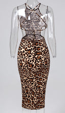 Load image into Gallery viewer, Desirable Leopard Cut-Out Dress
