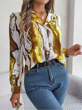 Load image into Gallery viewer, Printed Button Up Long Sleeve Shirt
