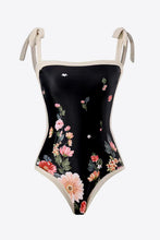 Cargar imagen en el visor de la galería, Floral Tie-Shoulder Two-Piece Swim Set
