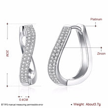 Load image into Gallery viewer, Classic Style Silver Curved Hoop Earrings
