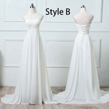 Load image into Gallery viewer, Formal V Lace Backless Bridal Gown (3 Designs)
